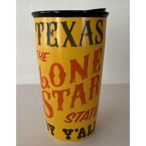 Starbucks Texas Lone Star State Ceramic Travel Mug